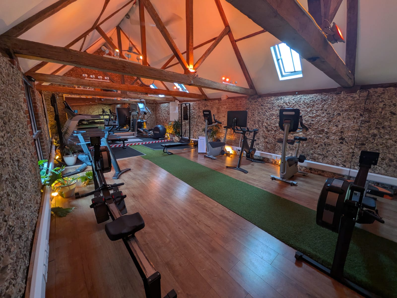 Members using cardio equipment at Astons Gym